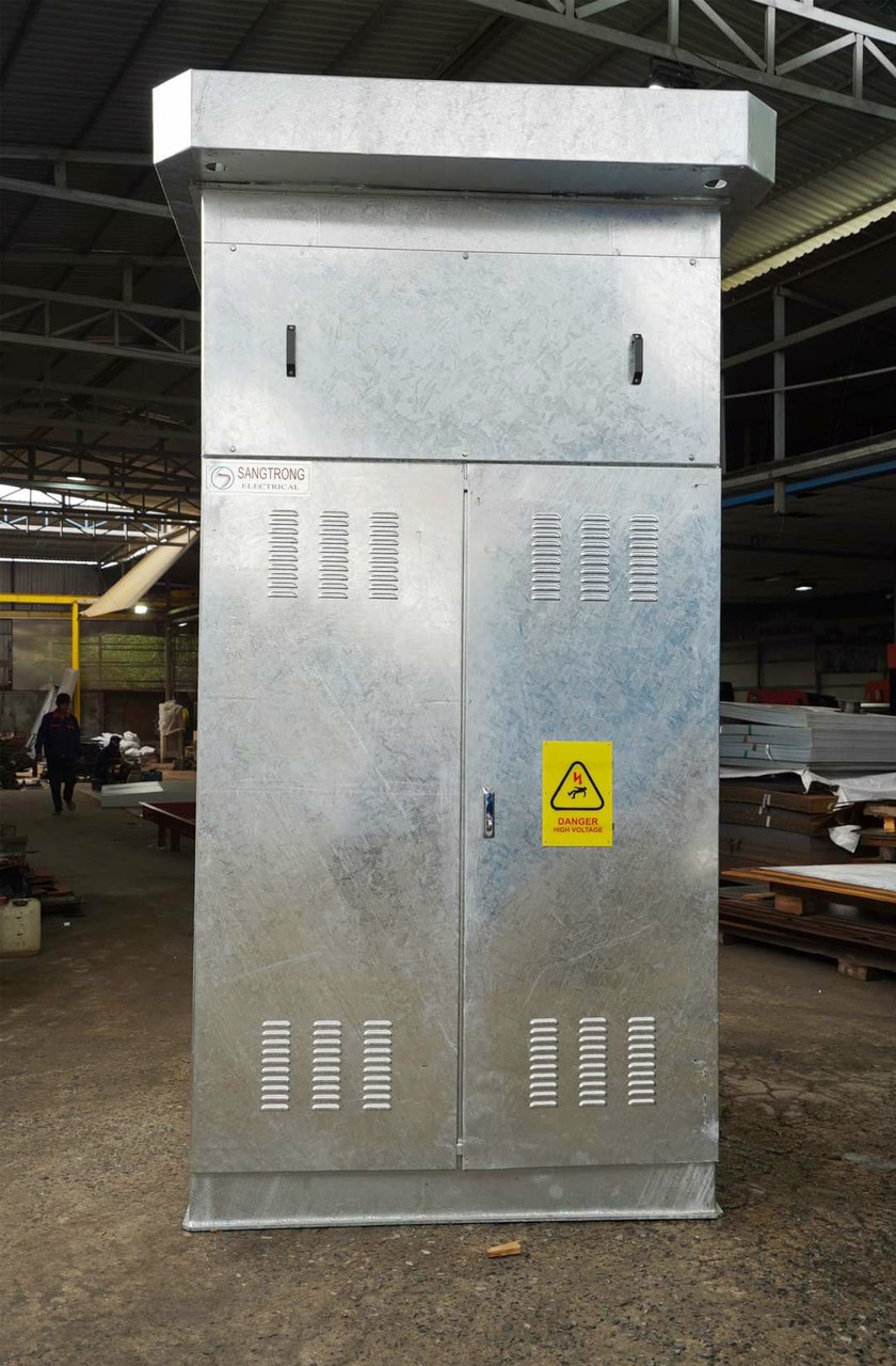 TRỤ ĐỠ MÁY BIẾN ÁP TÍCH HỢP TỦ RMU