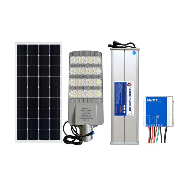 Bộ đèn đường solar 120 W TTP