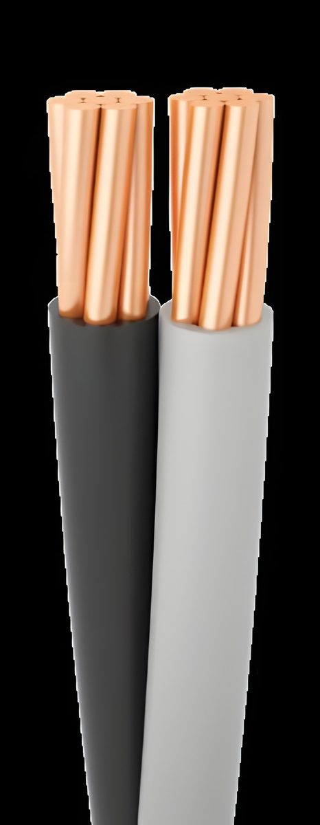 Duplex service-drop cable (copper)
