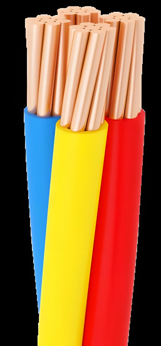 Quadruplex service-drop cable (copper)