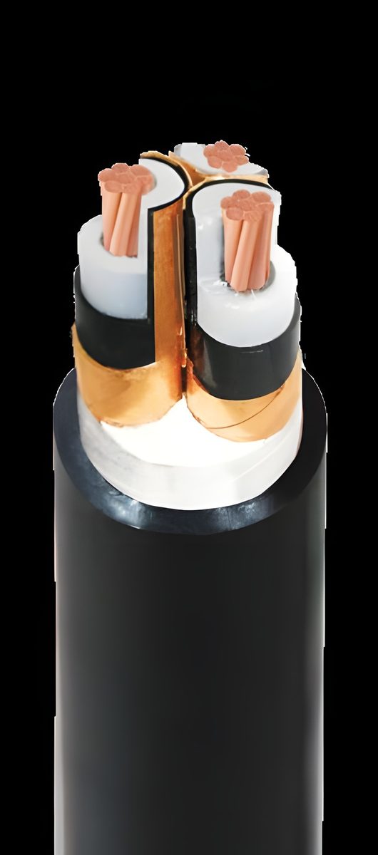 THIPHA three-core MV underground cable CXV/S, CXV/SWA