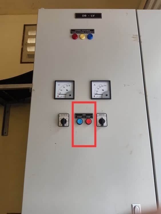 Automatic transfer switch (ATS) panel