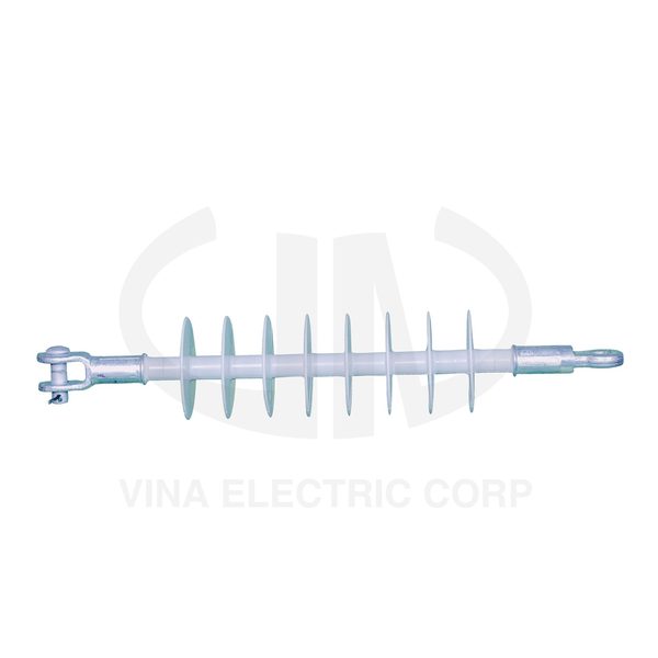 Vina Electric polymer suspension insulator 24 kV – 100 kN, 8 sheds