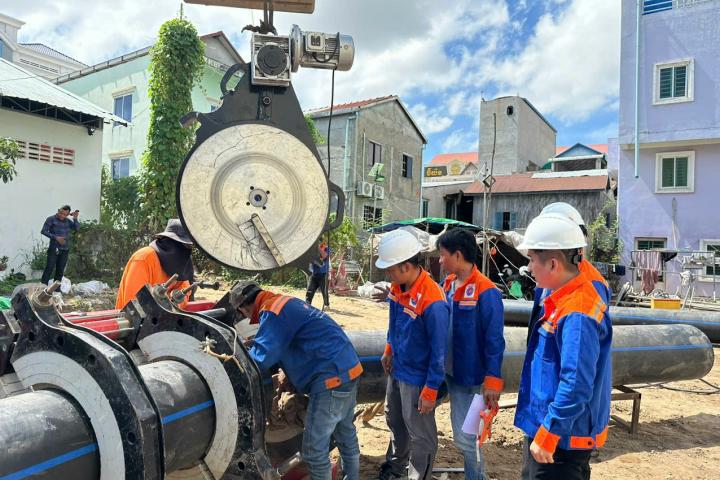 Công trình chống ngập Takhmao 6000 m3/h